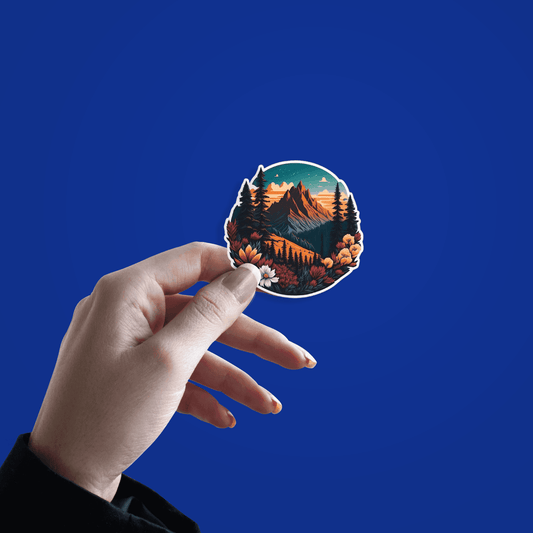 Aesthetic Scene Sticker - sticckiz.com
