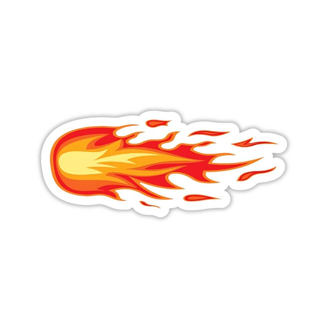 Moto fire Sticker - sticckiz.com