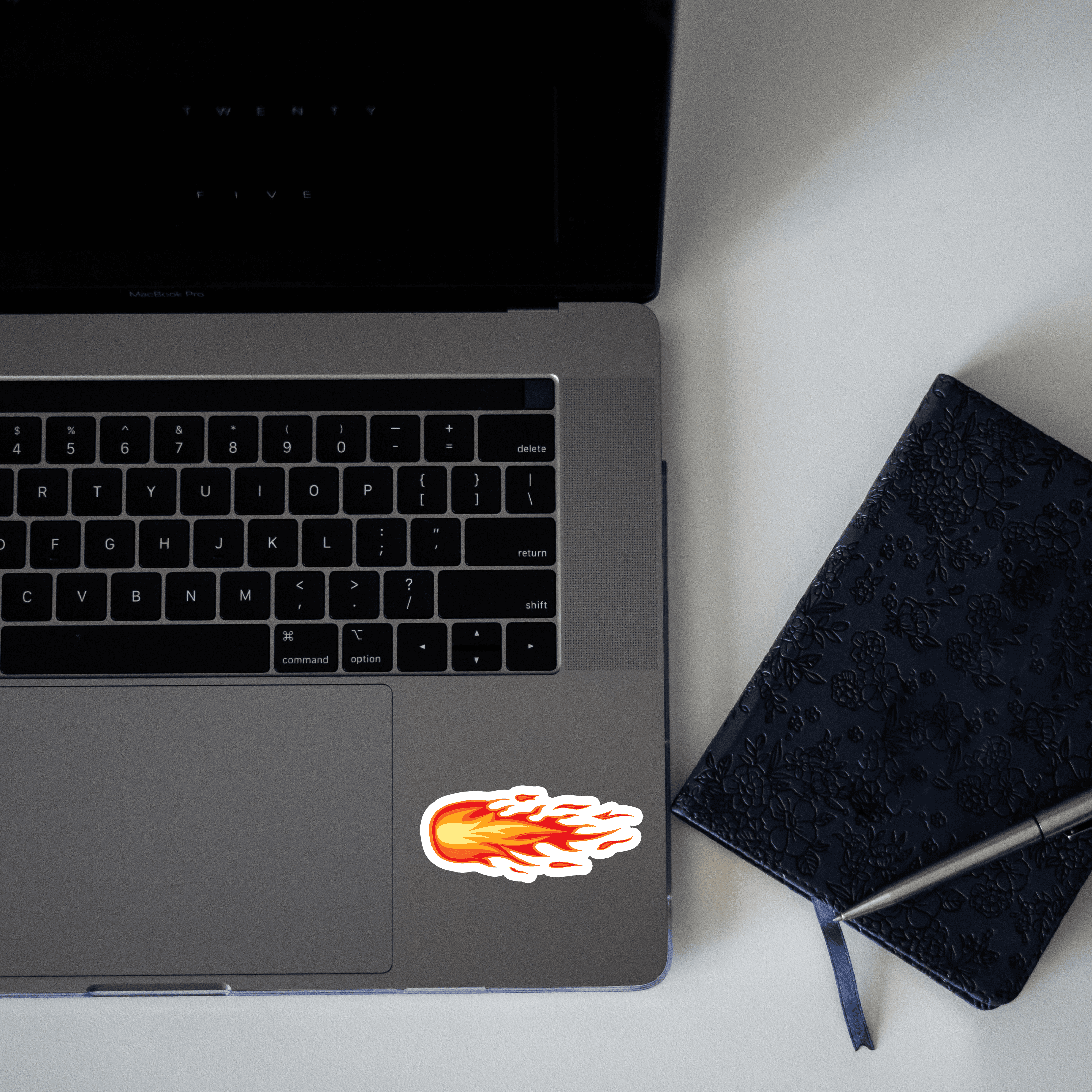 Moto fire Sticker - sticckiz.com