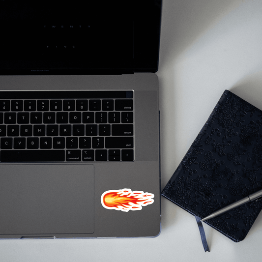Moto fire Sticker - sticckiz.com