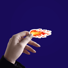 Moto fire Sticker - sticckiz.com