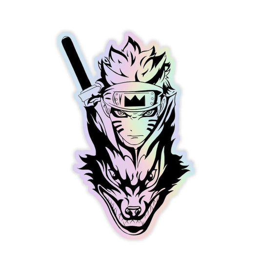 Naruto Uzumaki Holographic Sticker - sticckiz.com