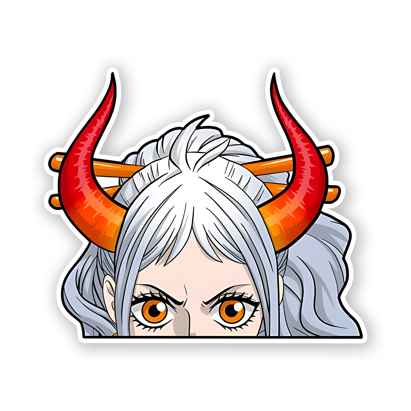 Yamato One Piece Peeker anime Sticker