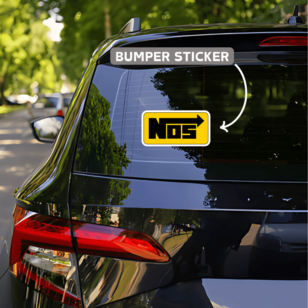 NOS bumper Sticker - sticckiz.com