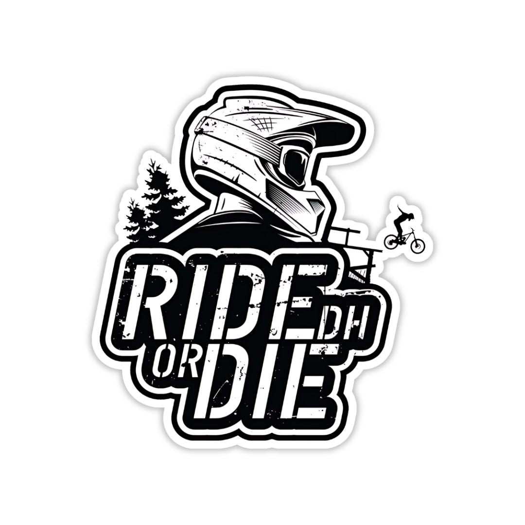 Ride DH or Die Sticker - sticckiz.com