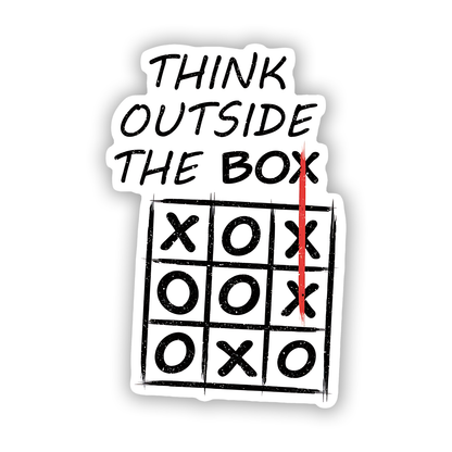 Think Outside The Box V2 Sticker