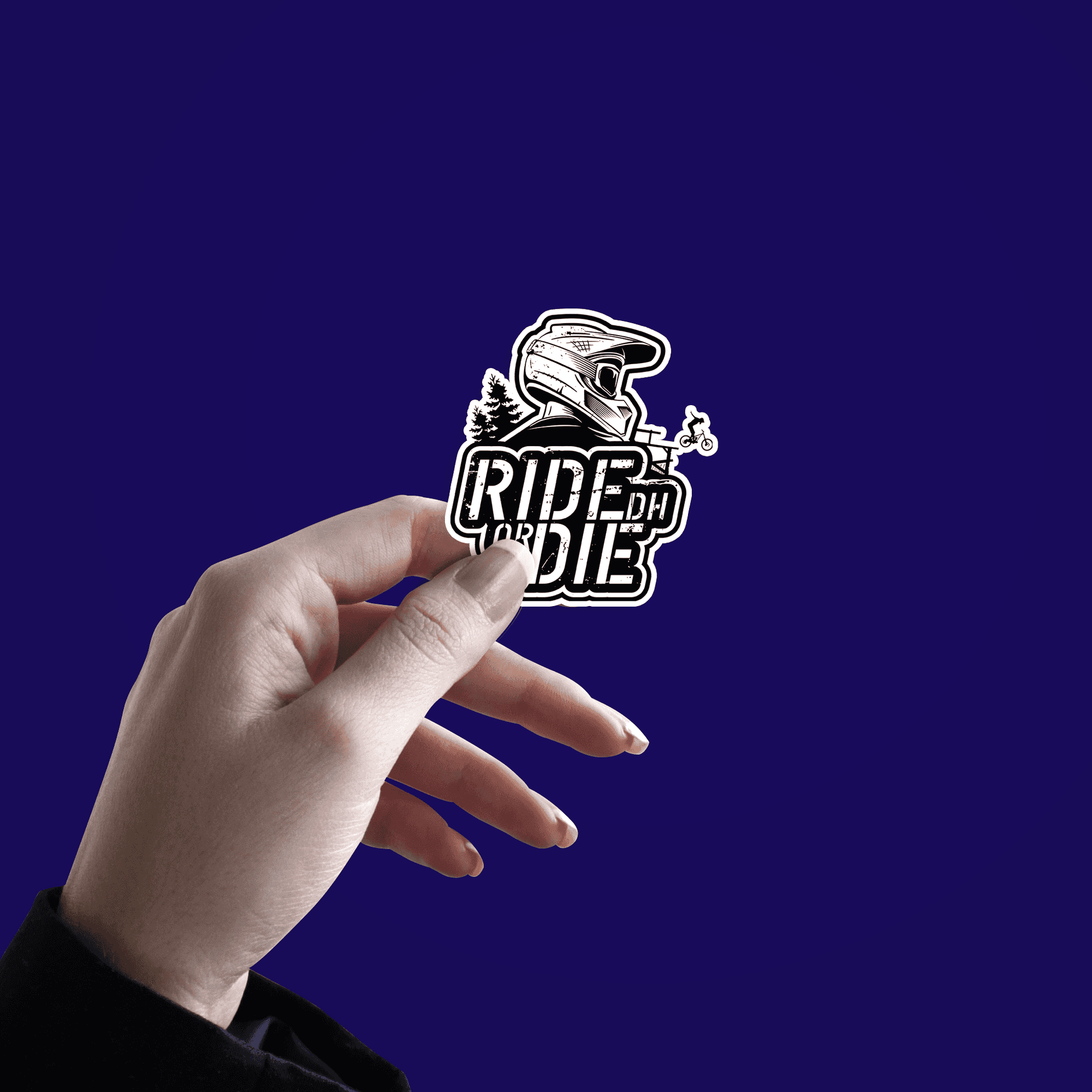 Ride DH or Die Sticker - sticckiz.com
