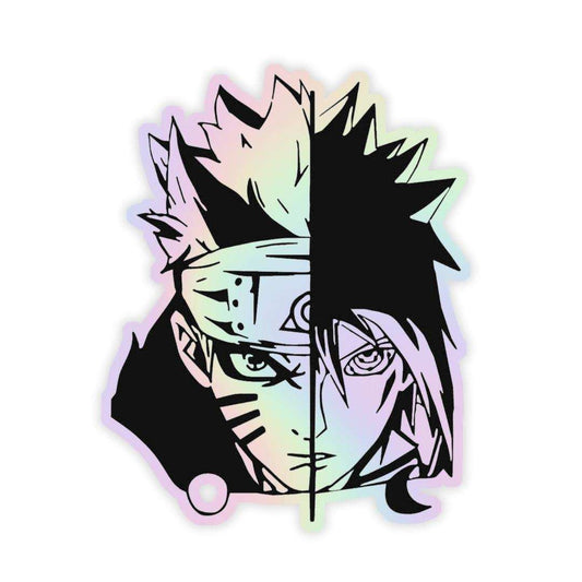 Sasuke Uchiha Holographic Sticker - sticckiz.com