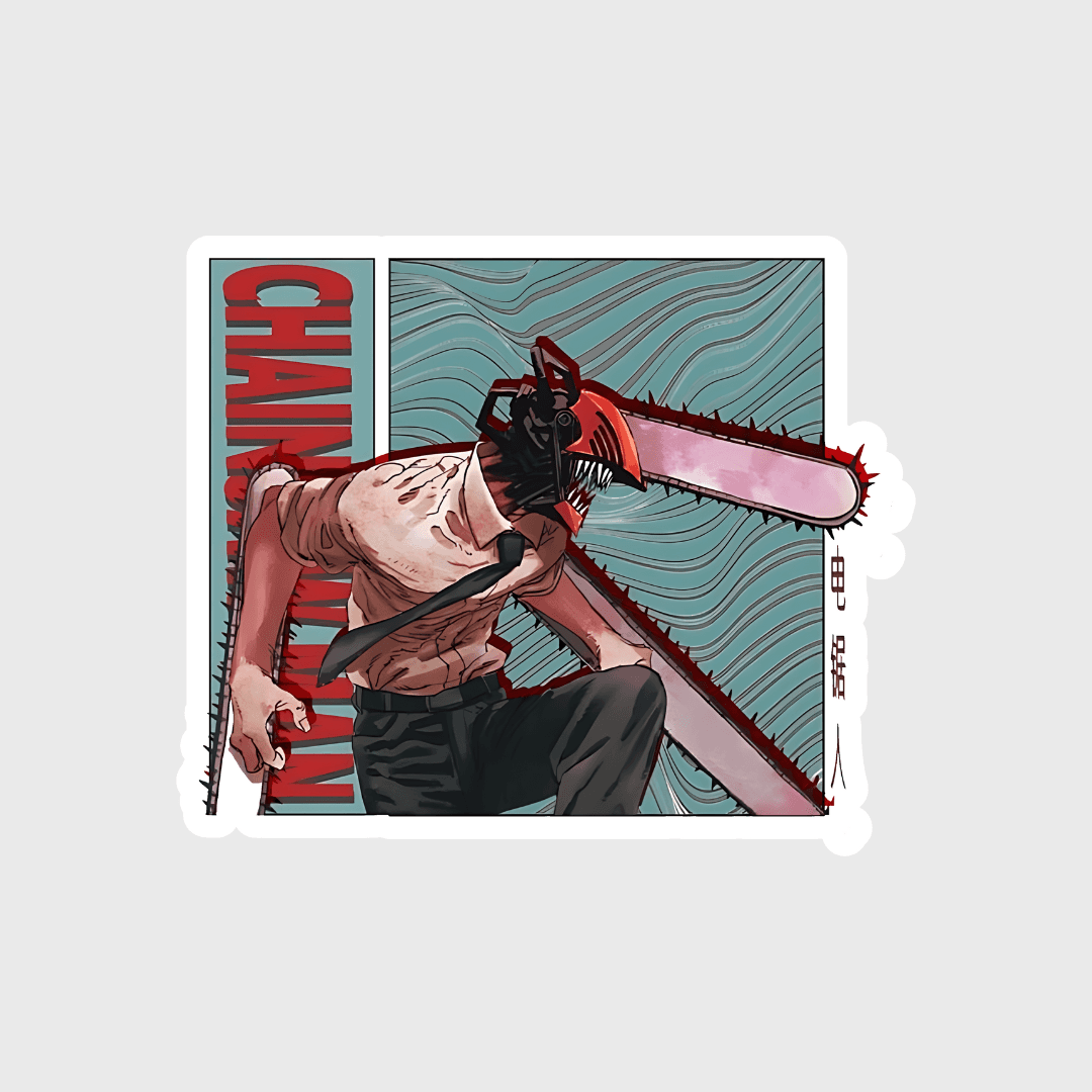 Chainsaw man v5 sticker - sticckiz.com