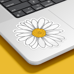 Daisy Flower Sticker - sticckiz.com