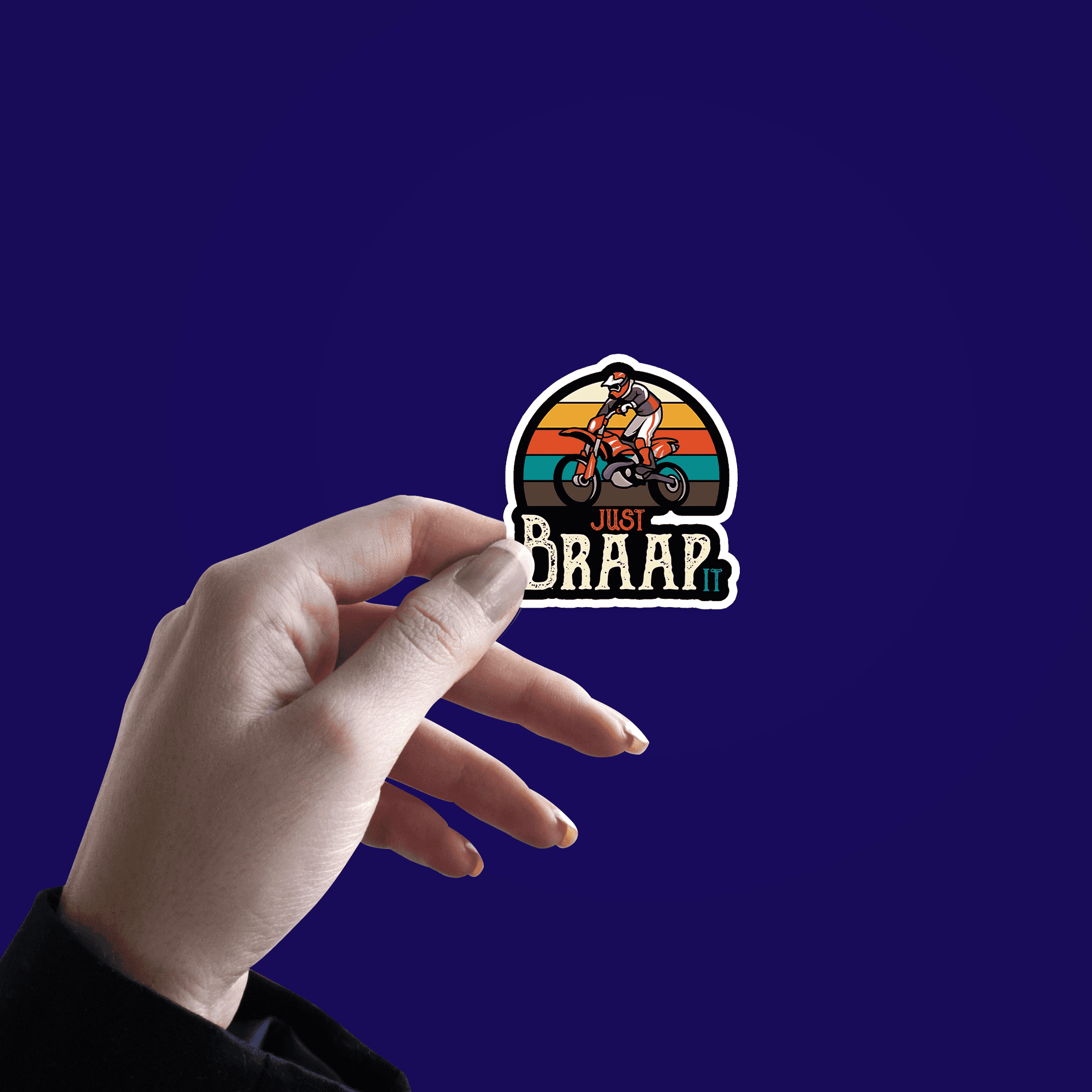 Just Braap it Sticker - sticckiz.com