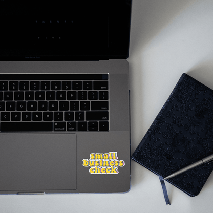 Small Business Check Sticker - sticckiz.com