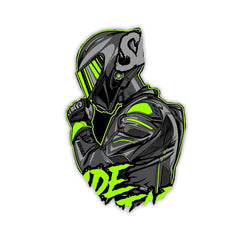 Bike Rider Sticker