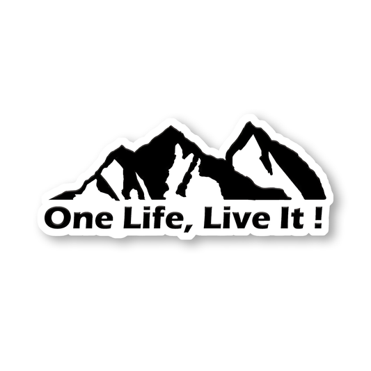 One life ,live it Sticker