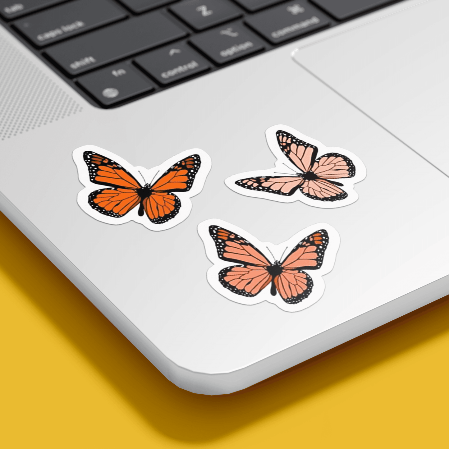 3 Butterflies Sticker - sticckiz.com