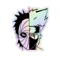 Kakashi Obita Holographic Sticker - sticckiz.com