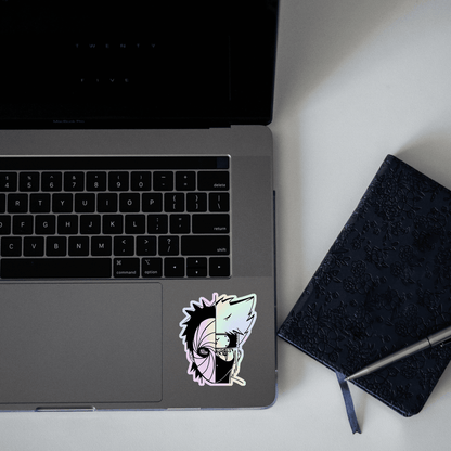 Kakashi Obita Holographic Sticker - sticckiz.com