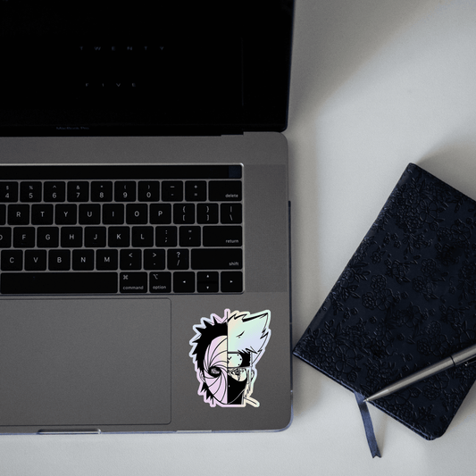 Kakashi Obita Holographic Sticker - sticckiz.com