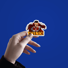 Omni man think mark sticker - sticckiz.com
