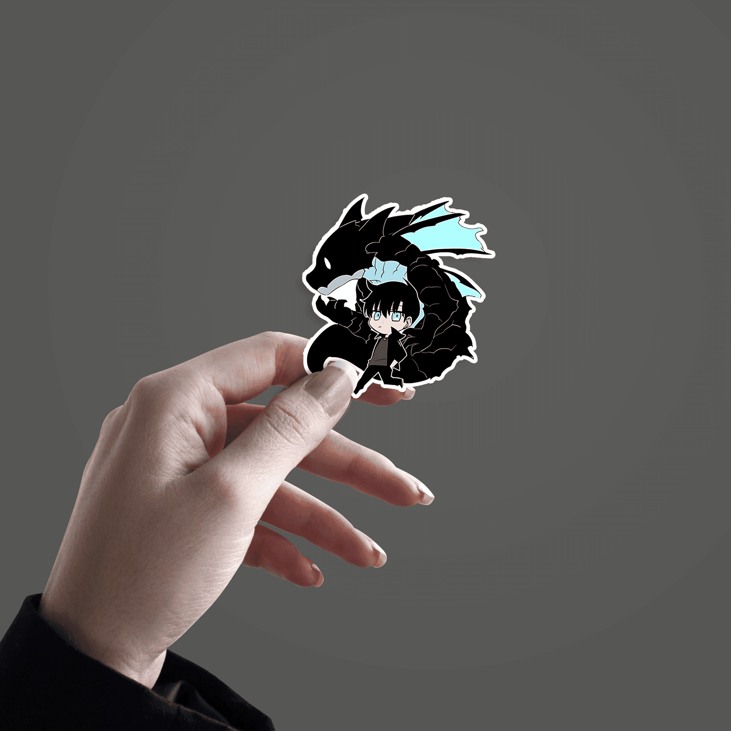 Chibi Kaisel Solo Levelling Sticker - sticckiz.com