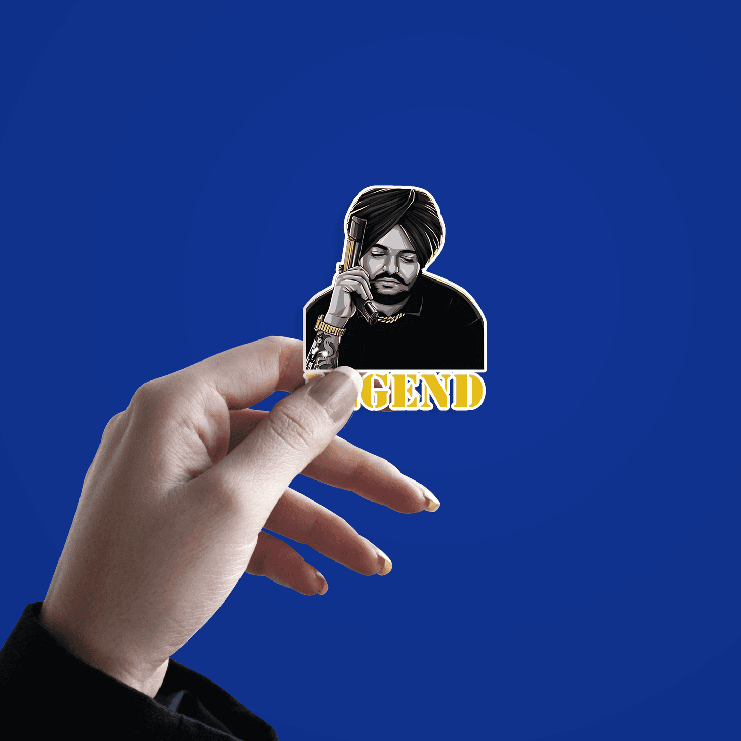 Legend Sidhu Moosewala Sticker - sticckiz.com