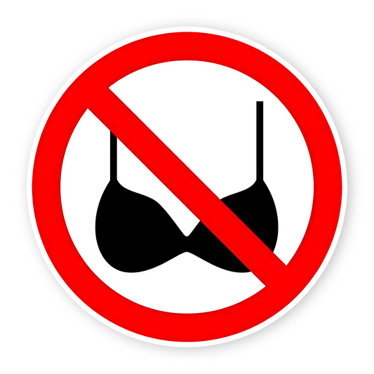 B#a Prohibited sign Sticker