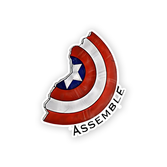 Marvel Shield Assemble Sticker