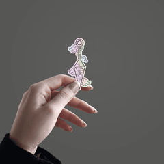 Kunai Holographic Sticker - sticckiz.com