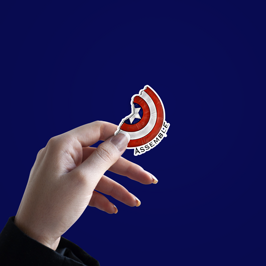 Marvel Shield Assemble Sticker