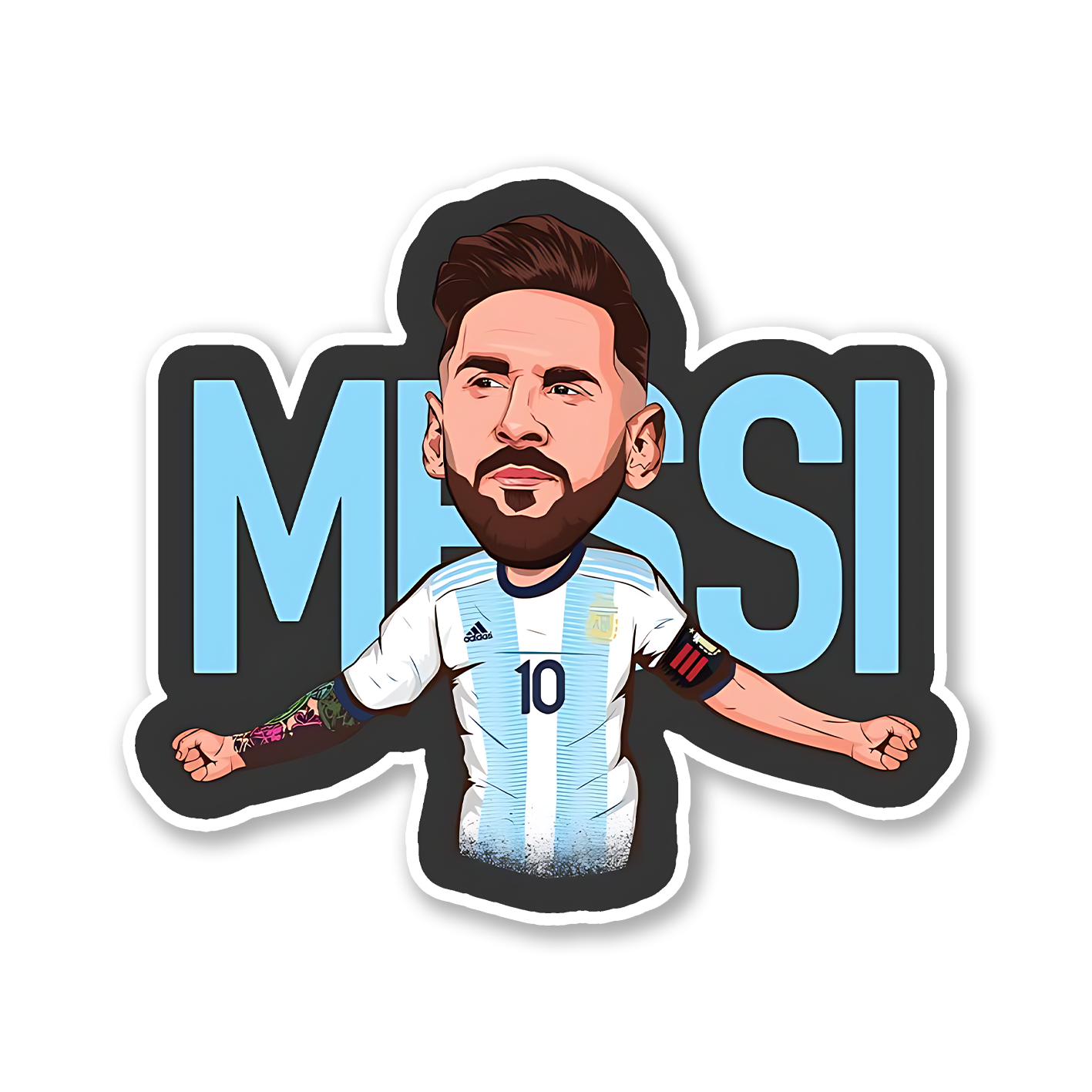 Mesii Sticker Messi the Legend Sticker – sticckiz.com