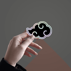 Akatsuki logo Holographic Sticker - sticckiz.com