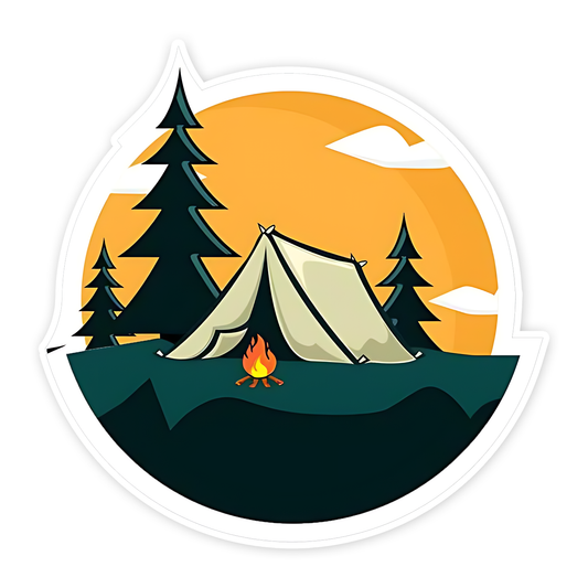 Camping Animated Sticker