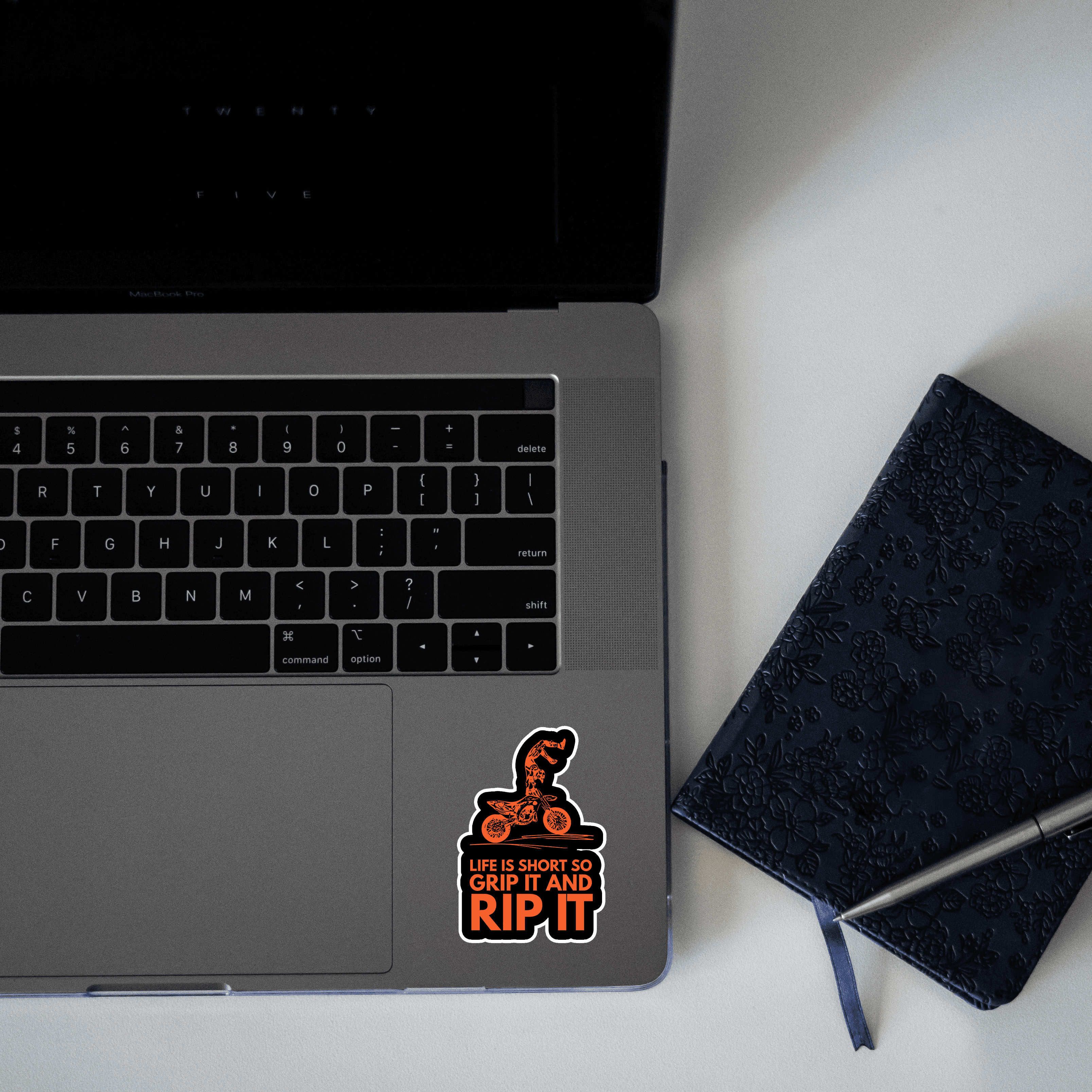 Life is Short So Grip it and Rip it Sticker - sticckiz.com