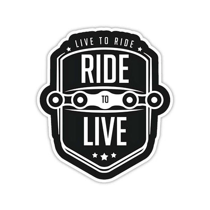 Live to ride Ride to Live Sticker - sticckiz.com