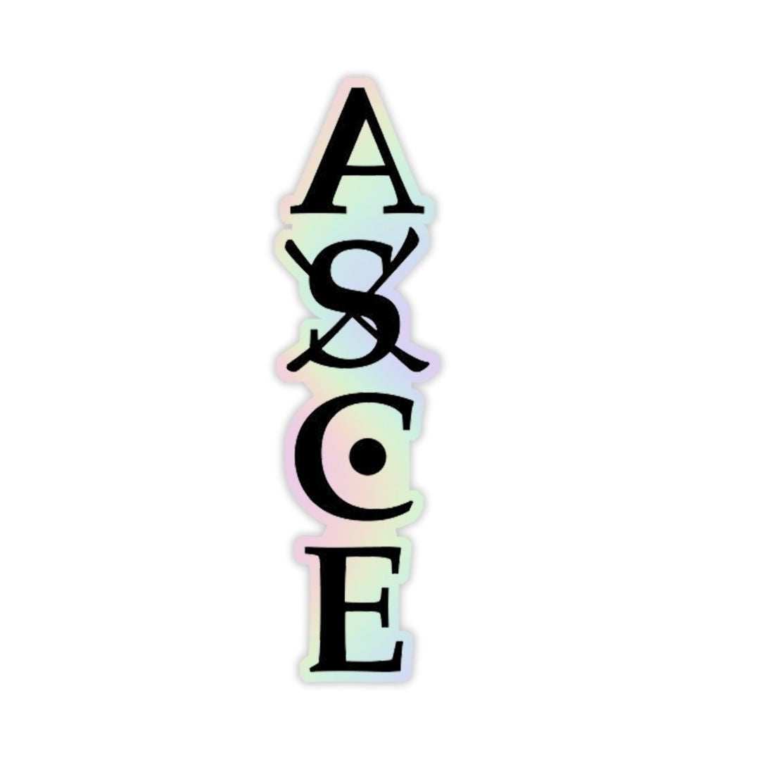 One Peice Ace Logo Holographic Sticker - sticckiz.com