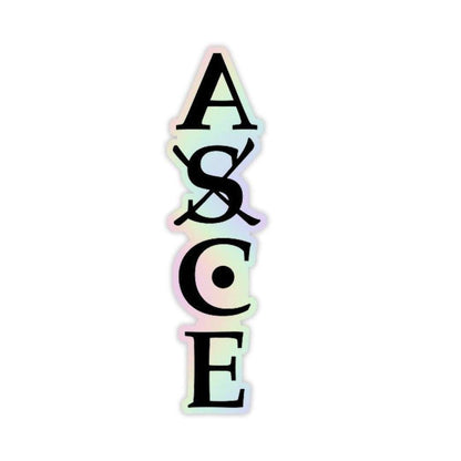 One Peice Ace Logo Holographic Sticker - sticckiz.com