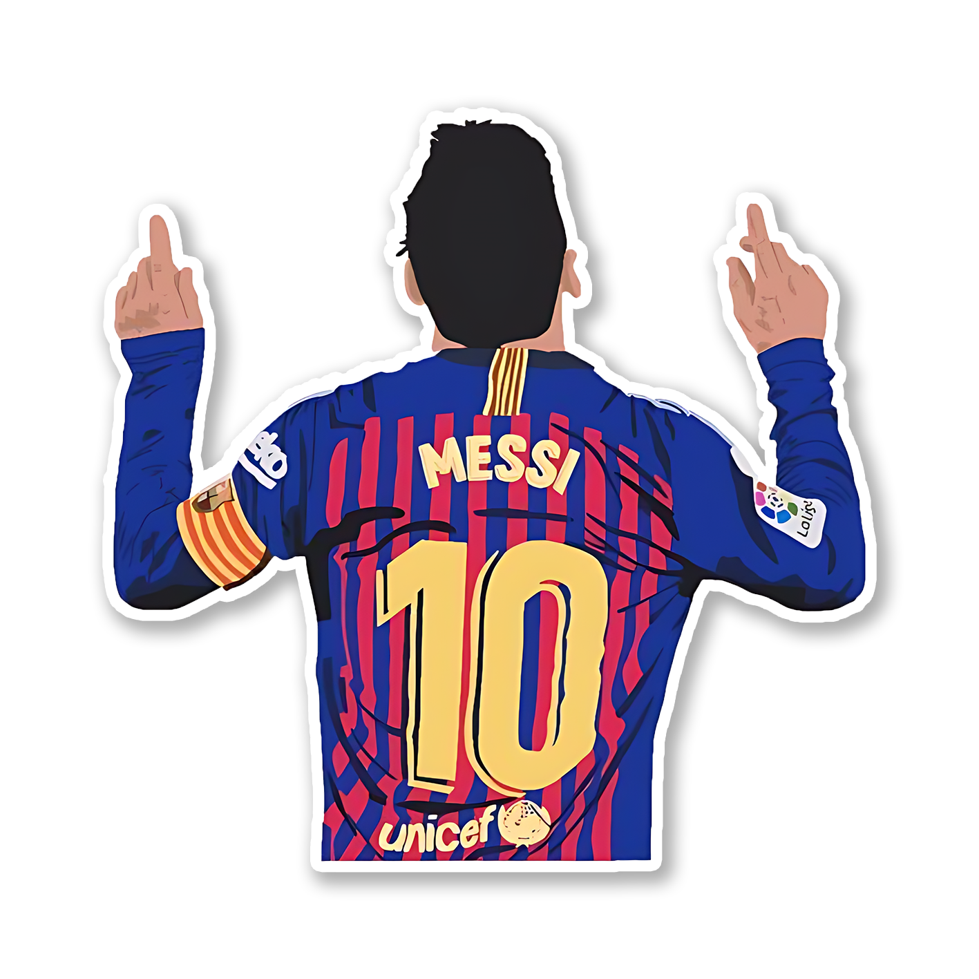 Messi 10 Sticker