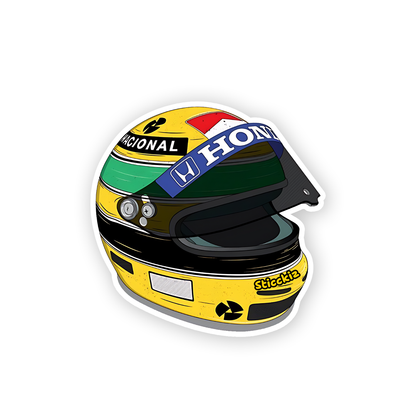 Yellow Helmet Sticker
