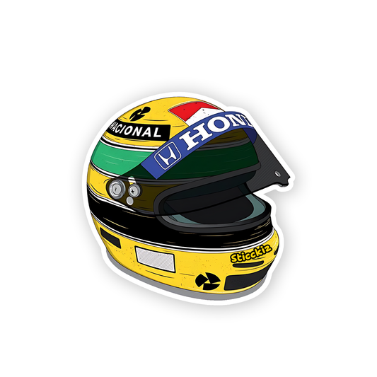 Yellow Helmet Sticker