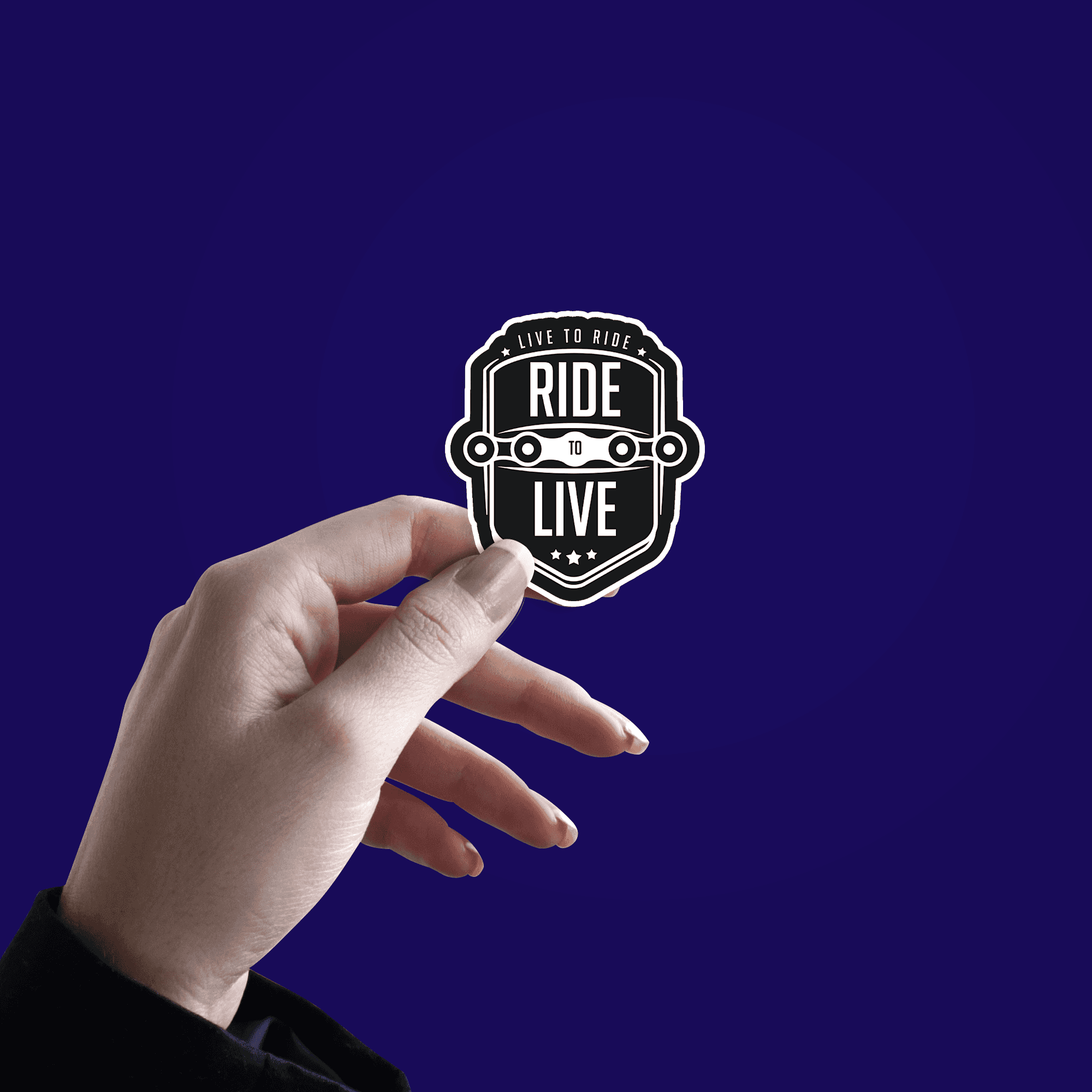 Live to ride Ride to Live Sticker - sticckiz.com