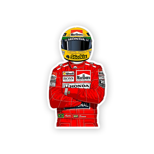 . Ayrtonn Senna Standard Sticker