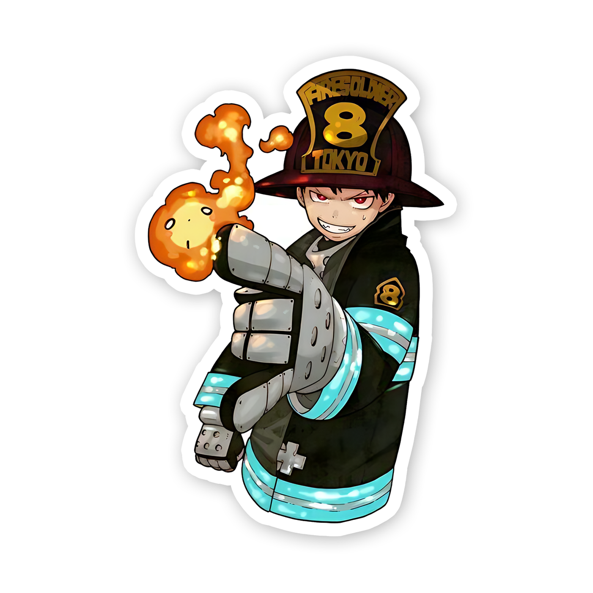Fire Force - Shinra Kusakabe Sticker