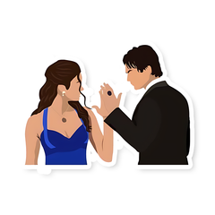Miss Mystic Falls Sticker