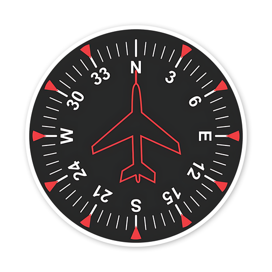 Flight instument used in Aircraft Sticker