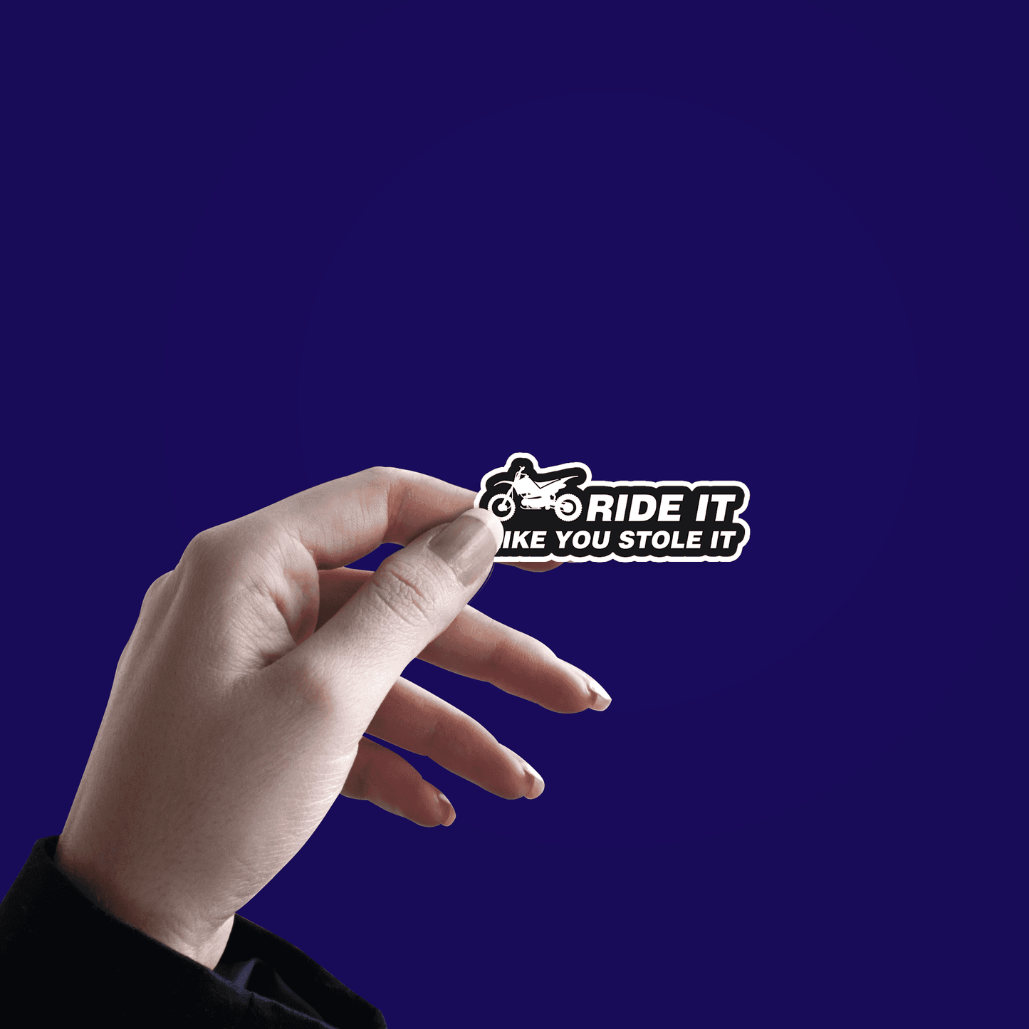 Ride it like you stole it Sticker - sticckiz.com