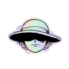 Luffy Holographic Sticke - sticckiz.com