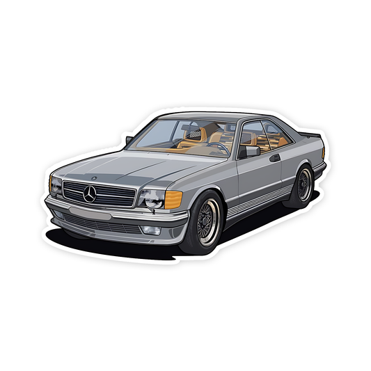 Mercedes-Benz W126 Sticker