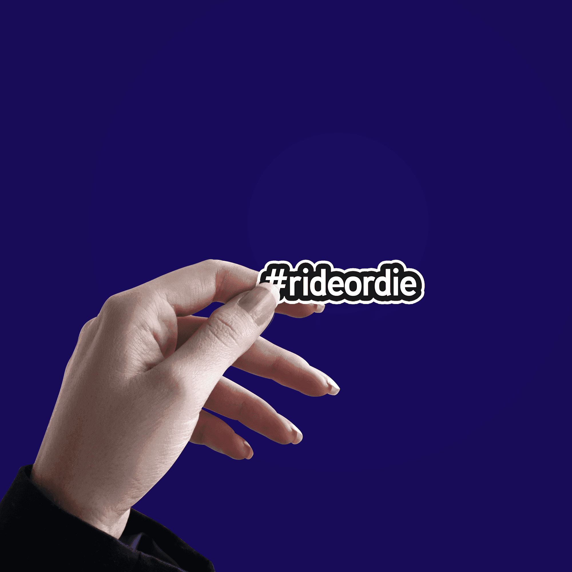 #RideorDie Sticker