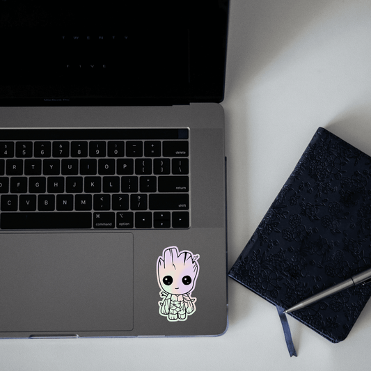 Groot Holographic Sticker - sticckiz.com