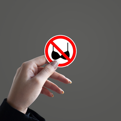 B#a Prohibited sign Sticker
